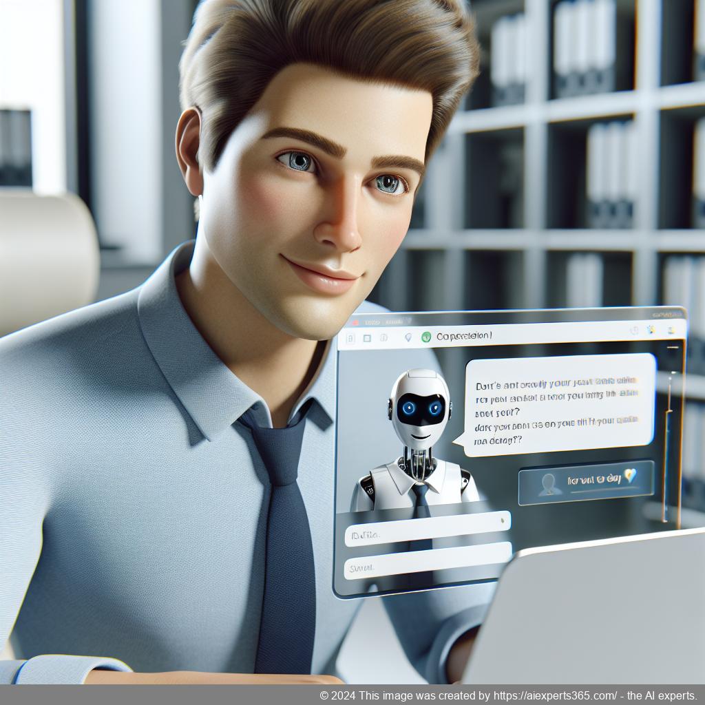 A screenshot of Ailisha's AI Chatbot interface integrated into a WordPress website showcasing its features.