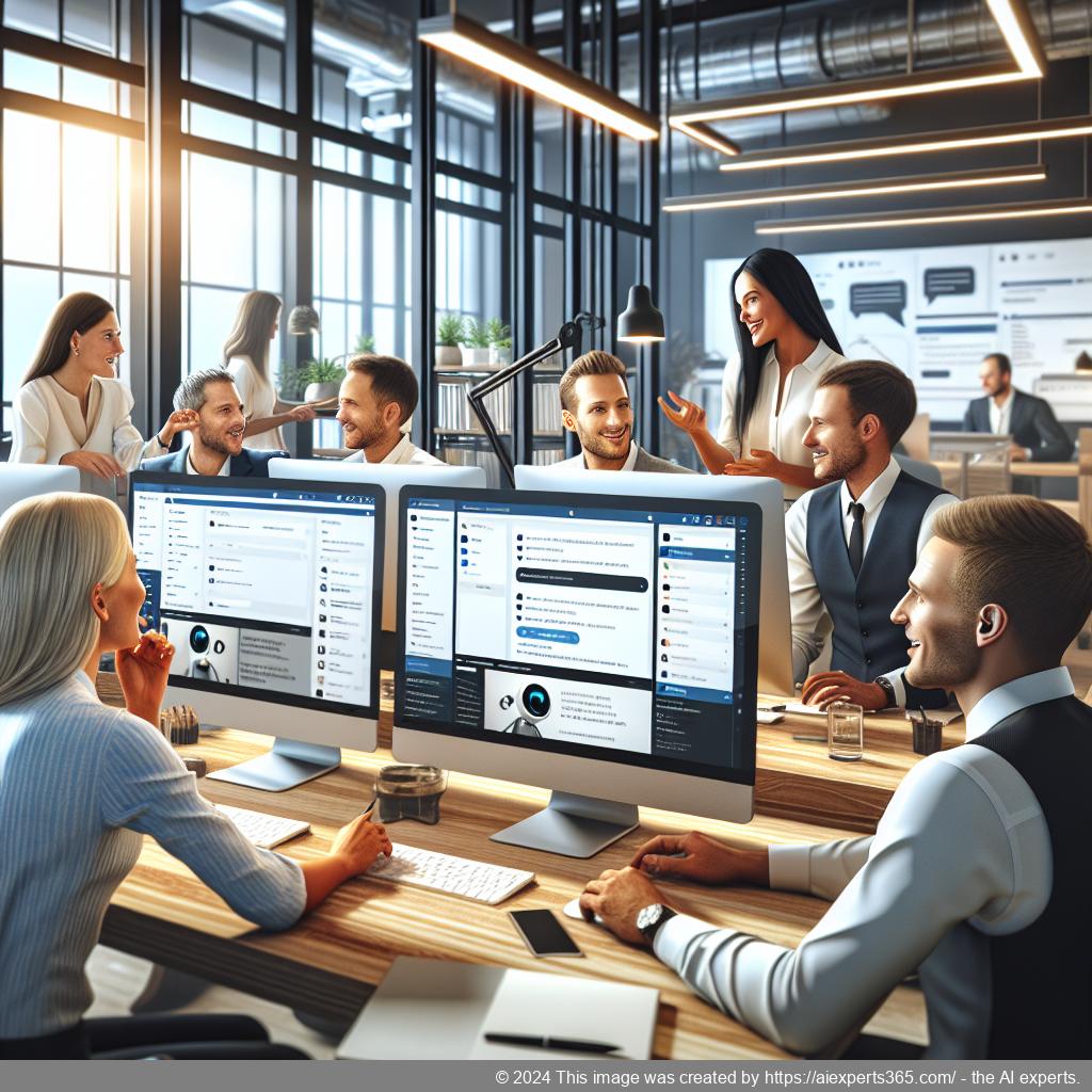A screenshot showcasing Ailisha's AI Chatbot interface integrated into a WordPress website.