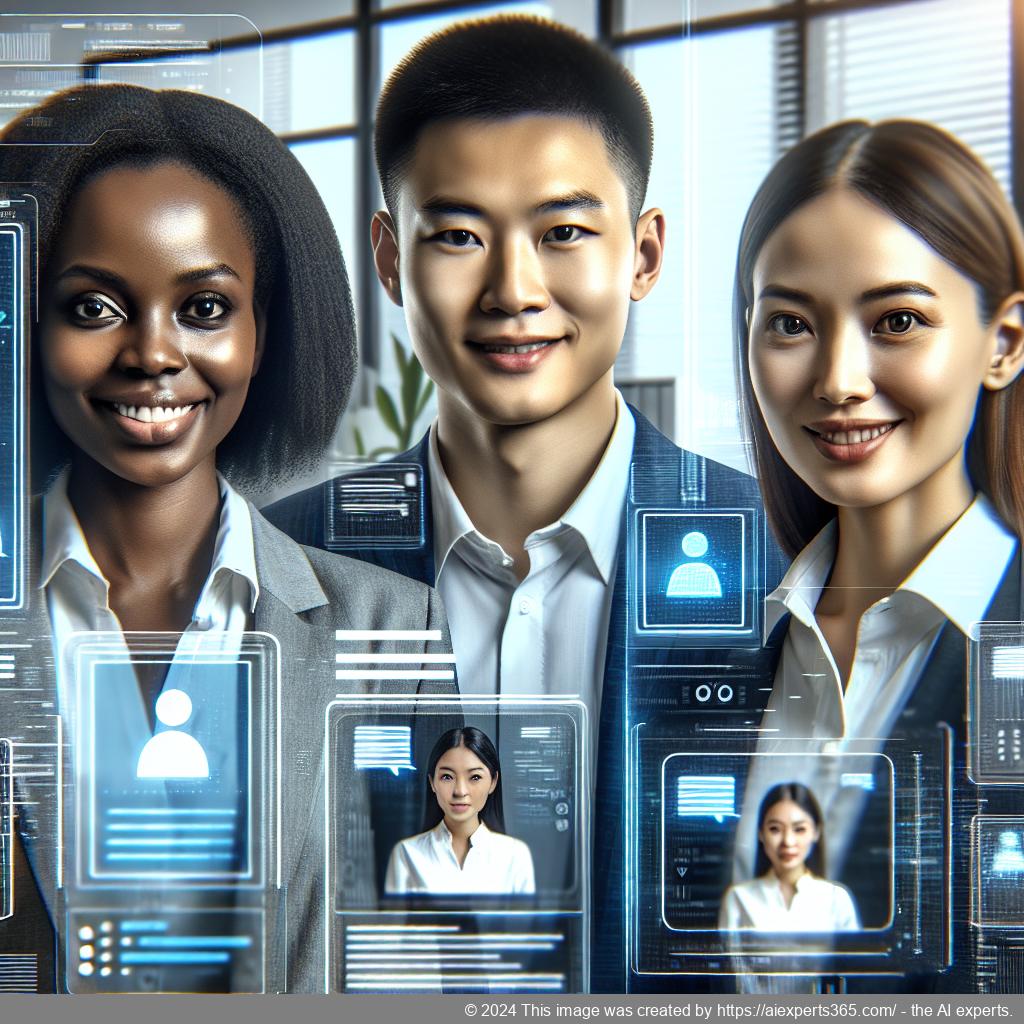 A visual representation of a multi-department chatbot enhancing user experience in modern enterprises through streamlined communication.