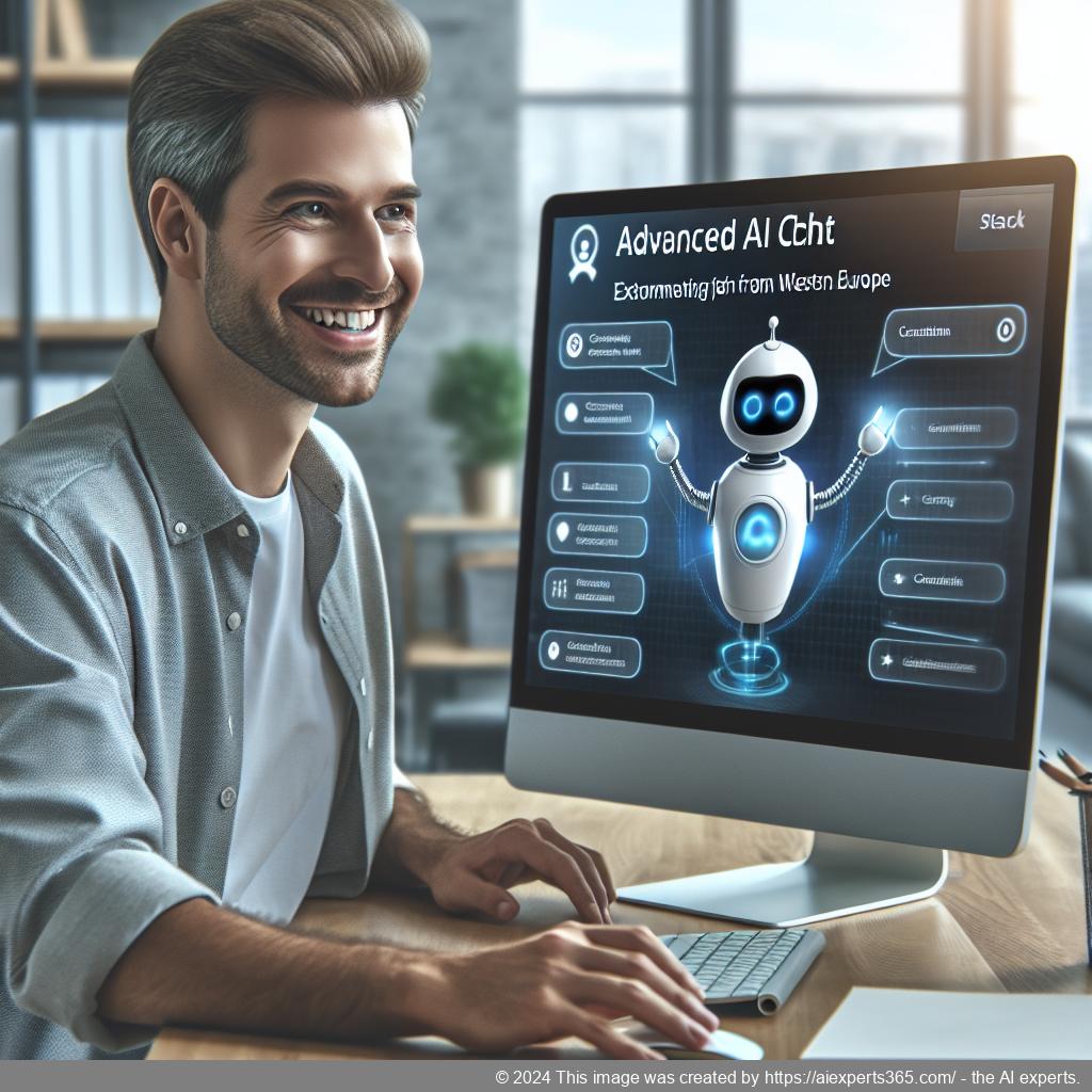 A visual representation of enhancing customer service through chatbots using Ailisha's AI Chatbot on a WordPress site.