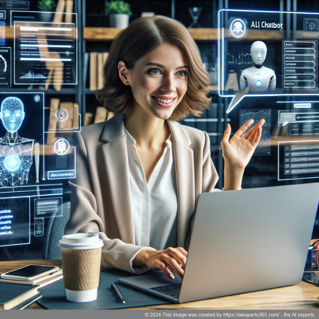 A screenshot showcasing Ailisha's best WordPress AI chatbot interface on a website.