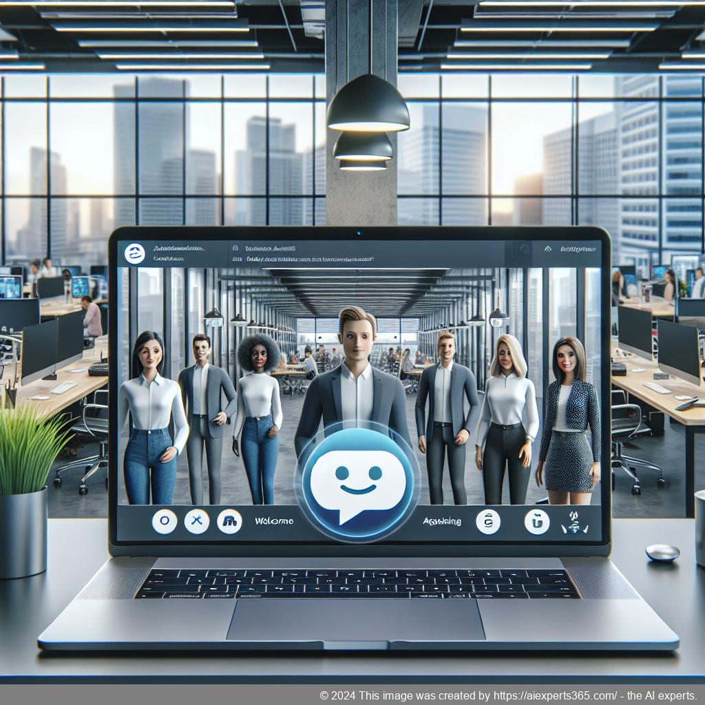 A screenshot of a modern website featuring an interactive AI-driven chatbot interface designed for enhanced customer engagement using the best WordPress chatbot plugin.