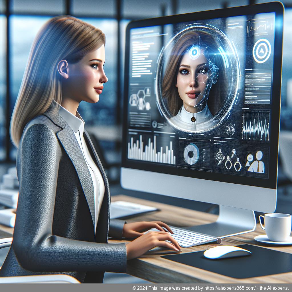 Ailisha's AI Chatbot interface displayed on a laptop screen showcasing its features for enhancing customer engagement on WordPress websites.