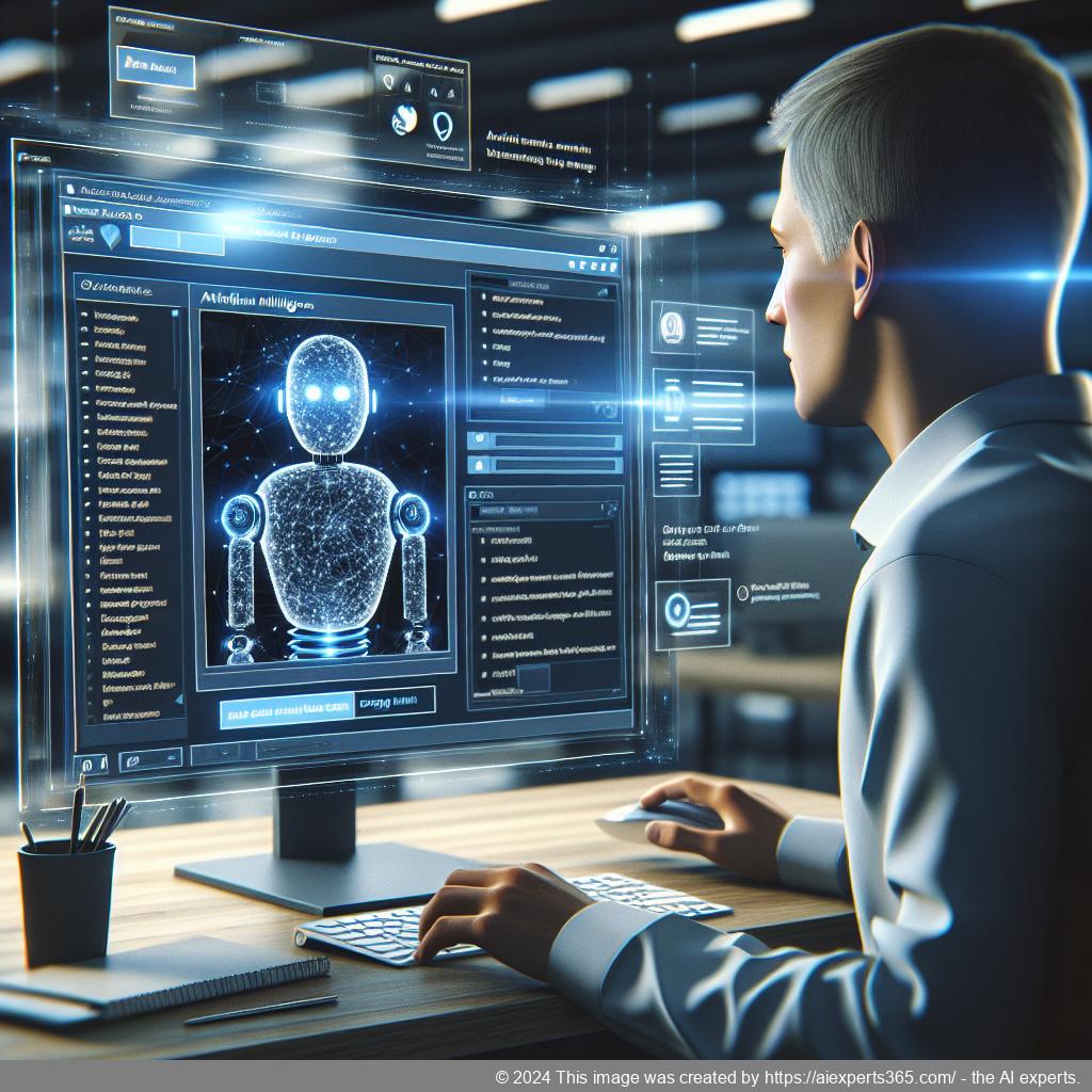 A professional-looking website interface showcasing an AI-powered WordPress chat plugin in action, enhancing user interaction.