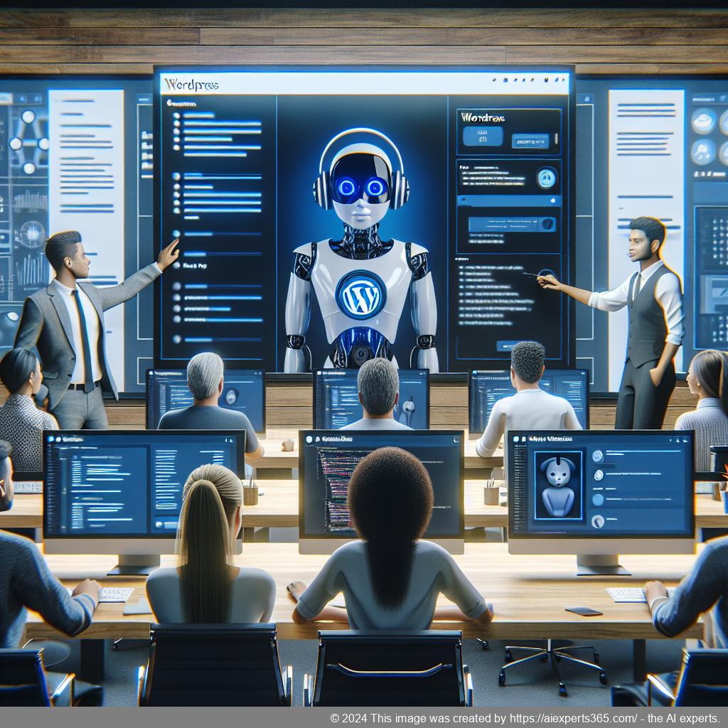 A screenshot showcasing Ailisha's innovative WordPress chat plugin interface demonstrating its key features such as real-time responses and customization options.