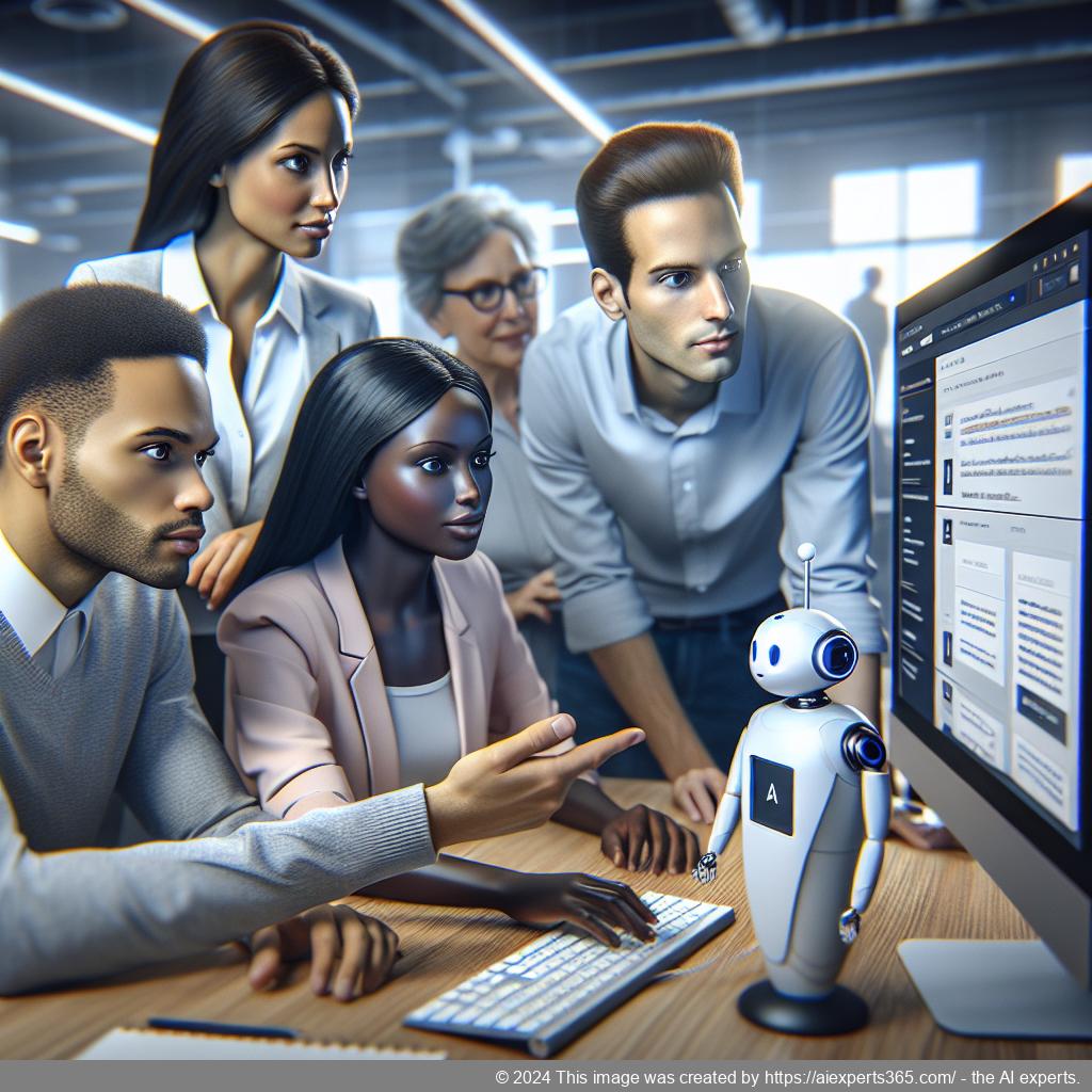A screenshot showing a modern WordPress website featuring an AI-driven chat plugin interface providing real-time customer support.