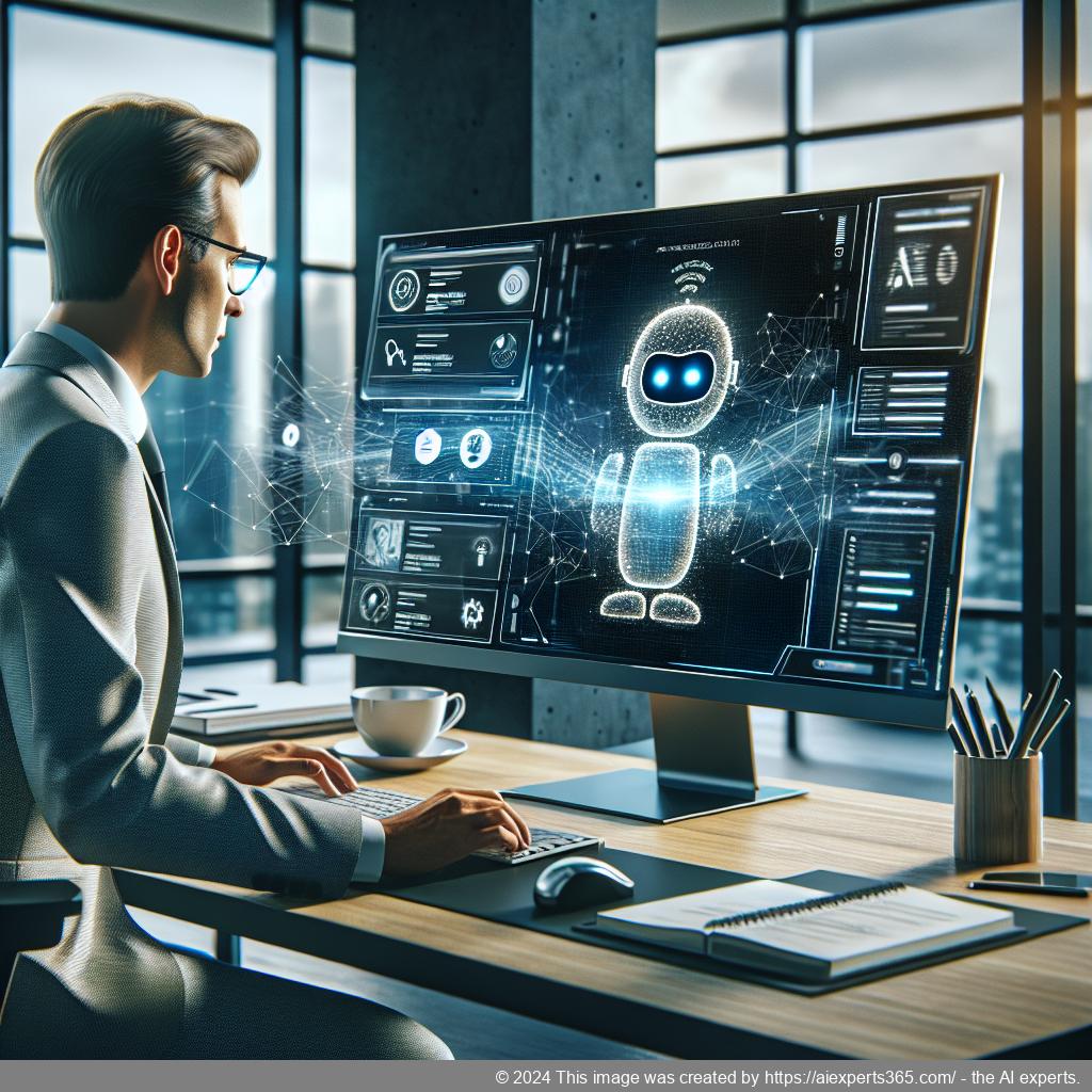 A screenshot showcasing Ailisha's AI Chatbot interface integrated into a WordPress website.