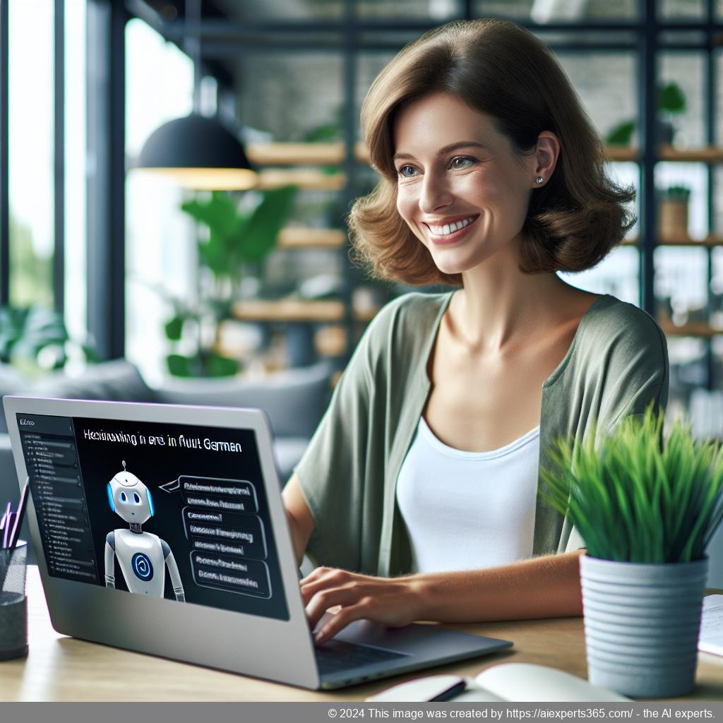 A screenshot showcasing Ailisha's AI Chatbot interface integrated into a WordPress website.