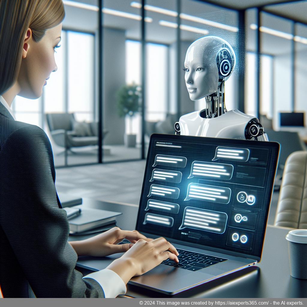 A visually engaging representation of Ailisha's advanced WordPress chatbot plugin enhancing website efficiency through AI-driven technology.