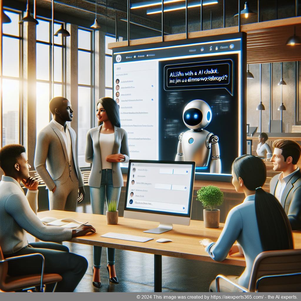 A screenshot showcasing Ailisha's AI Chatbot interface integrated into a WordPress website, highlighting its user-friendly design and customization options.