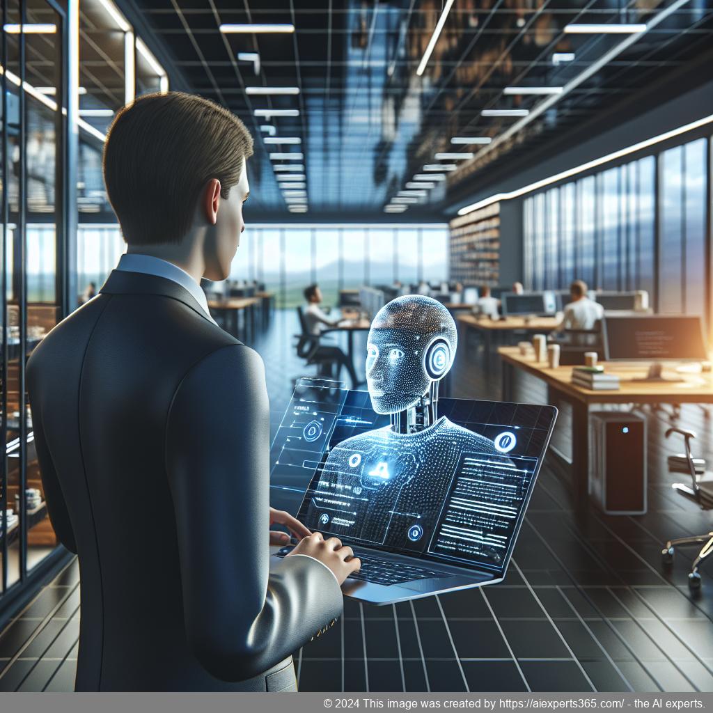 Ailisha's AI Chatbot interface displayed on a laptop screen showcasing its features designed for enhancing customer experience on WordPress sites.