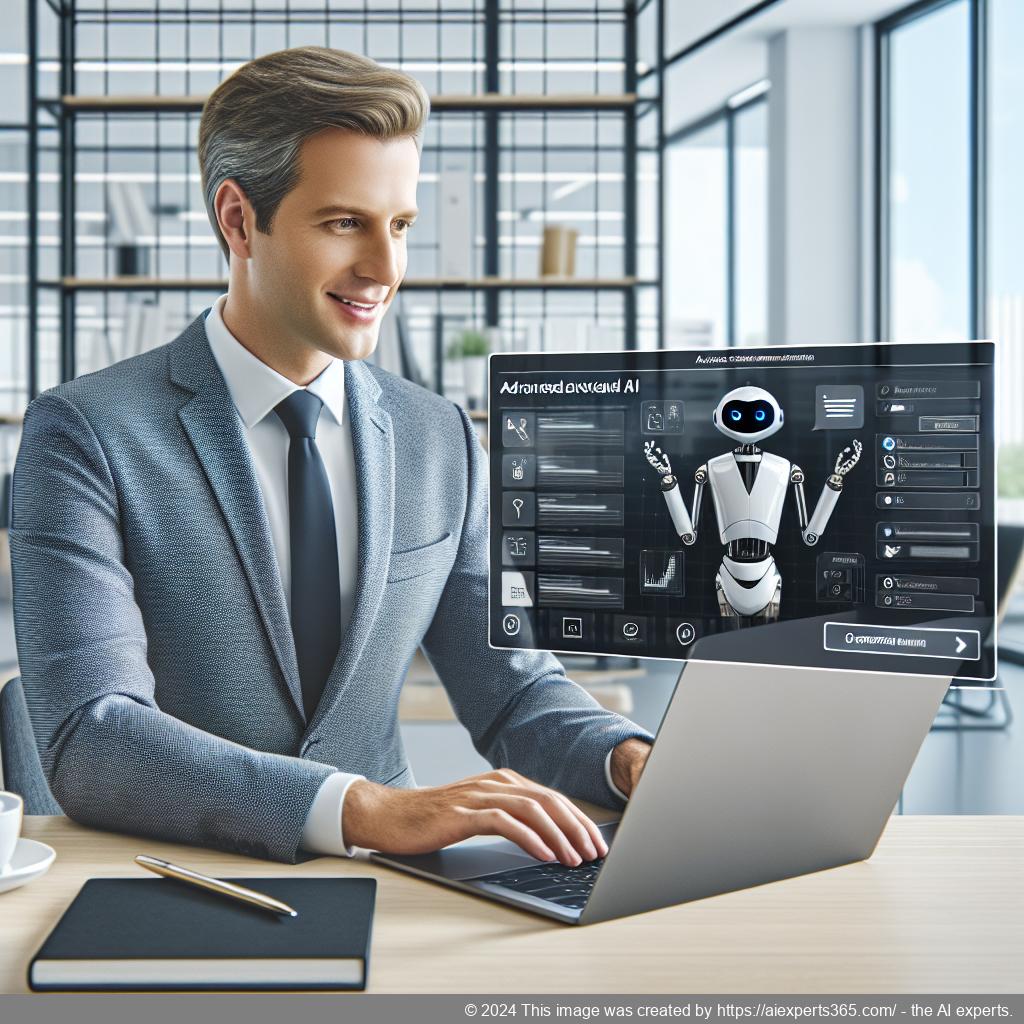 A screenshot showcasing Ailisha's AI Chatbot interface integrated into a WordPress website.