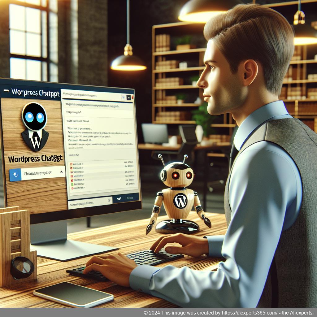A visual representation of a WordPress ChatGPT chatbot interface showcasing user interaction features designed for enhanced customer engagement.