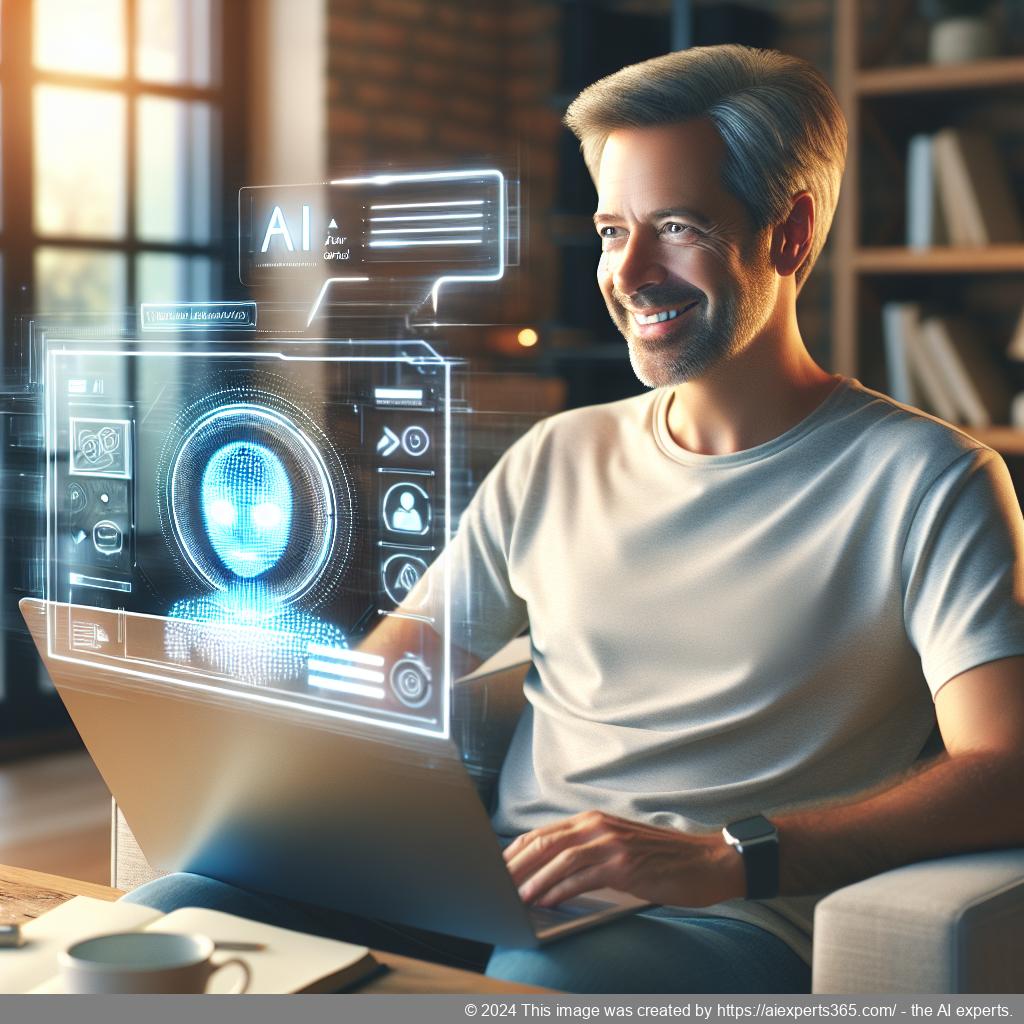 A visually engaging representation of a WordPress ChatGPT chatbot assisting users in real-time on a website interface.