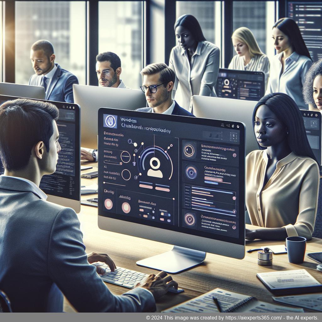 A visual representation of a WordPress ChatGPT chatbot interface showcasing its key features like customization options and analytics.