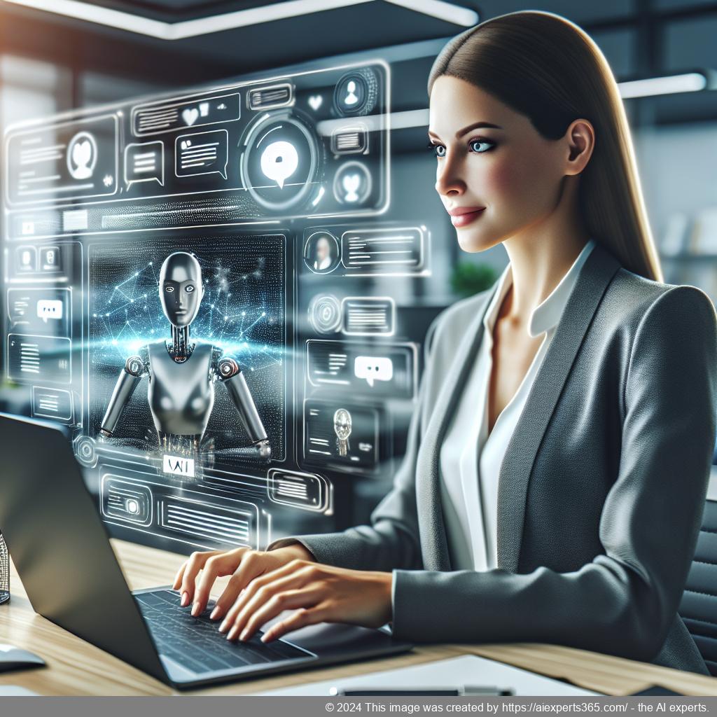 Ailisha's AI Chatbot interface showcasing customizable options on a modern website.