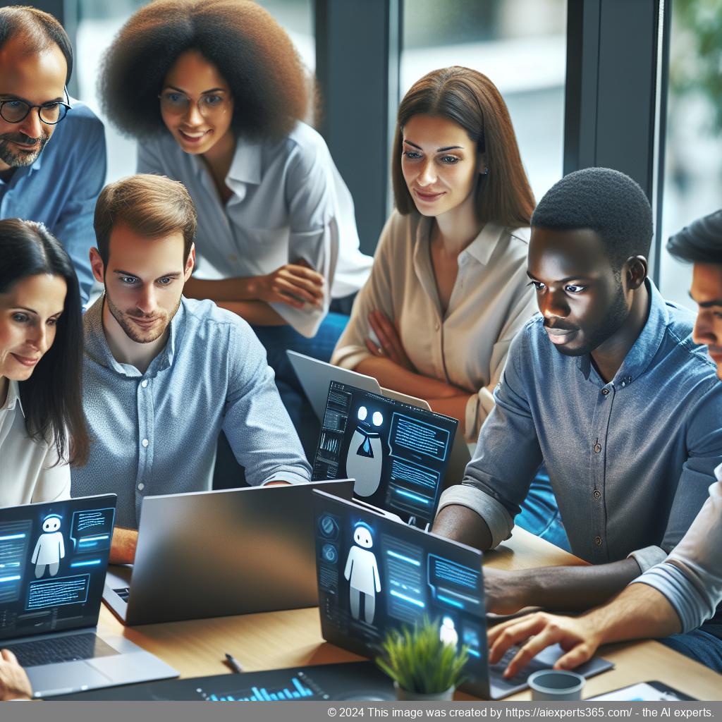 A visual representation showcasing various chatbots integrated into a WordPress website interface.