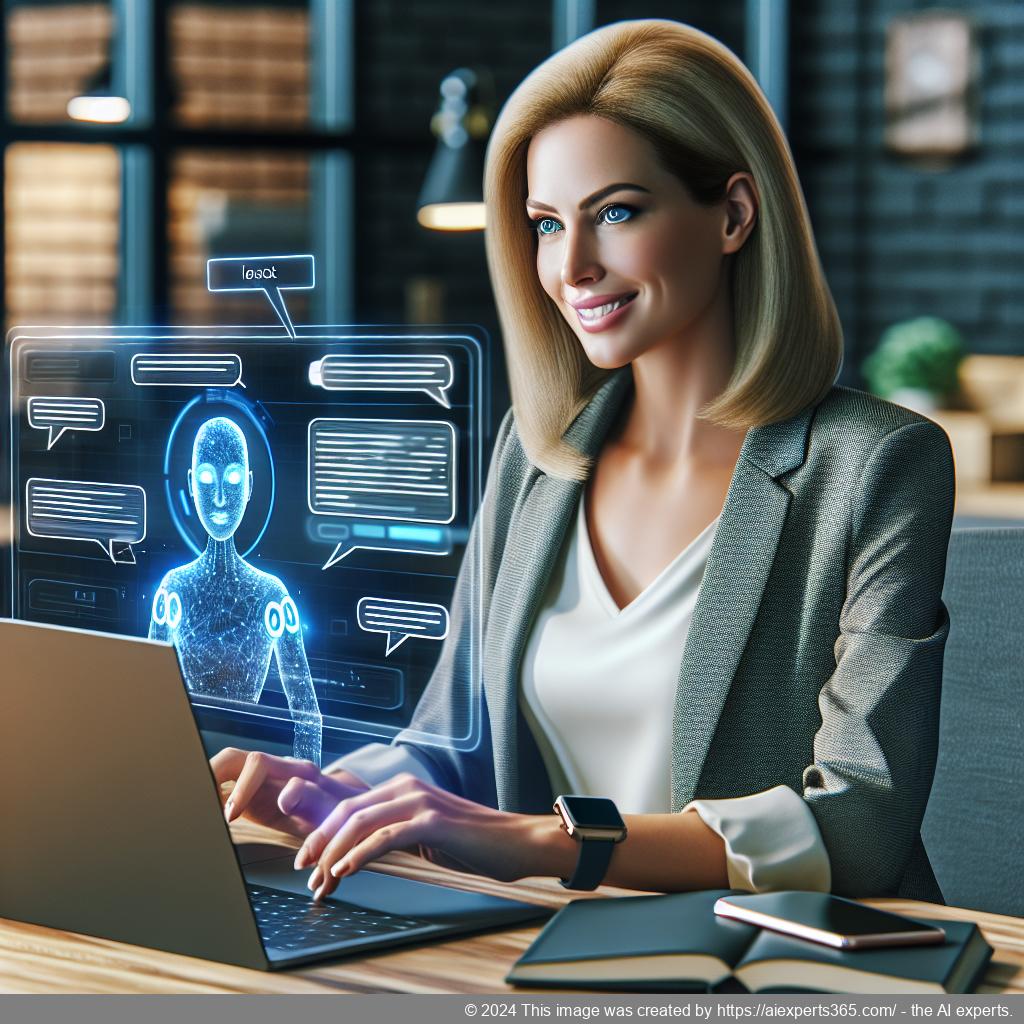 A screenshot showing Ailisha's AI Chatbot interface integrated into a WordPress website demonstrating real-time customer interaction.