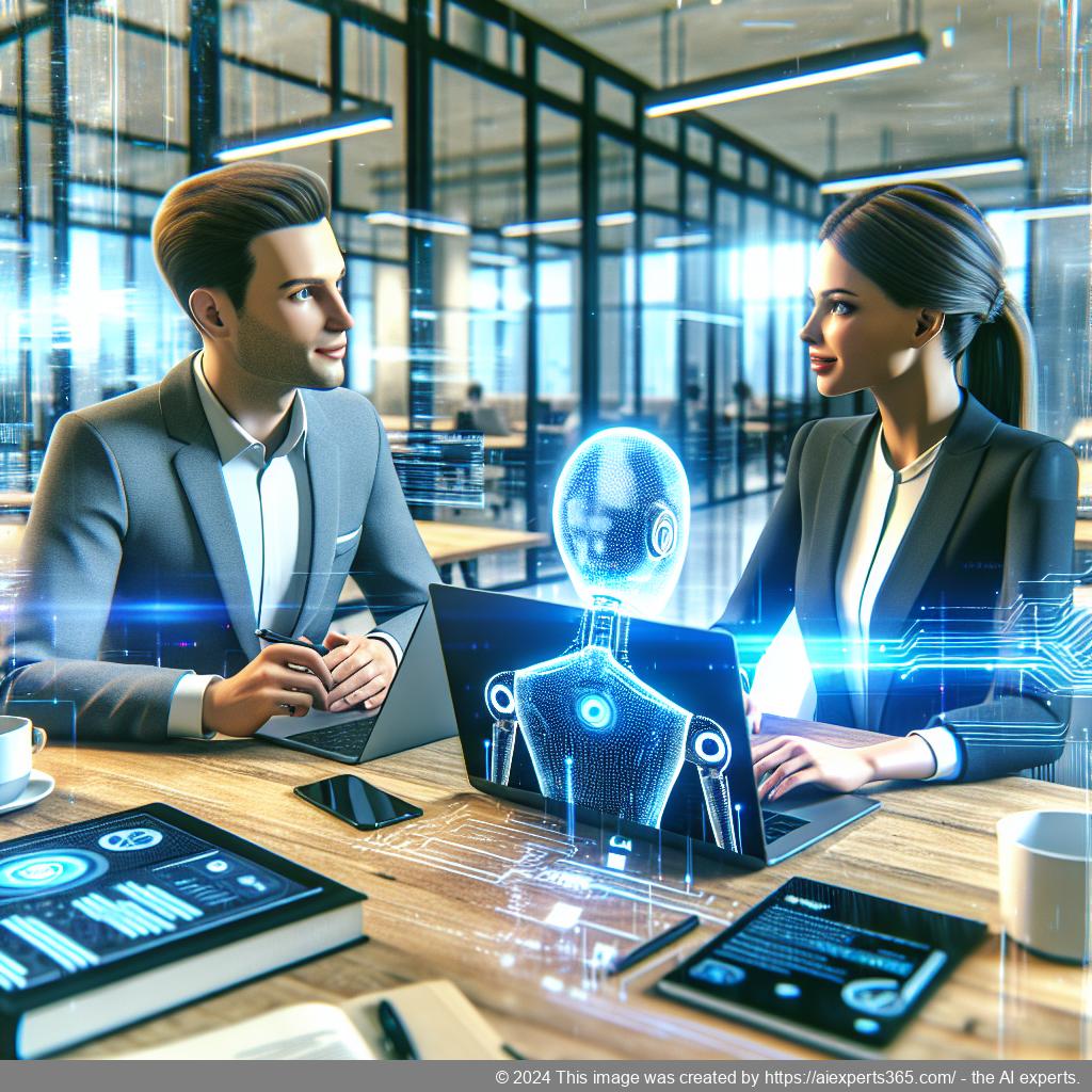 A professional-looking interface showcasing Ailisha's AI Chatbot as part of a WordPress website design.