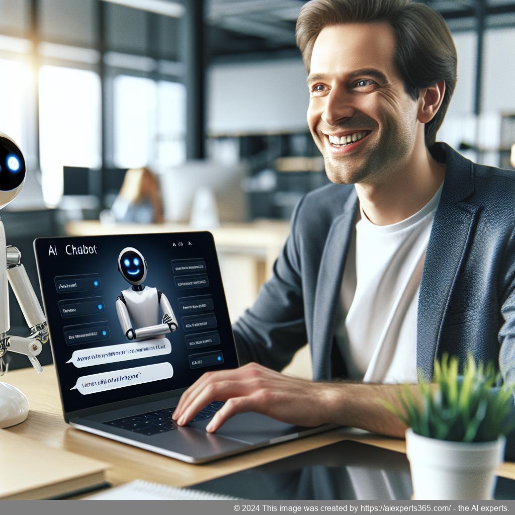 A visually engaging representation of Ailisha's AI Chatbot plugin enhancing user experience on a WordPress website.