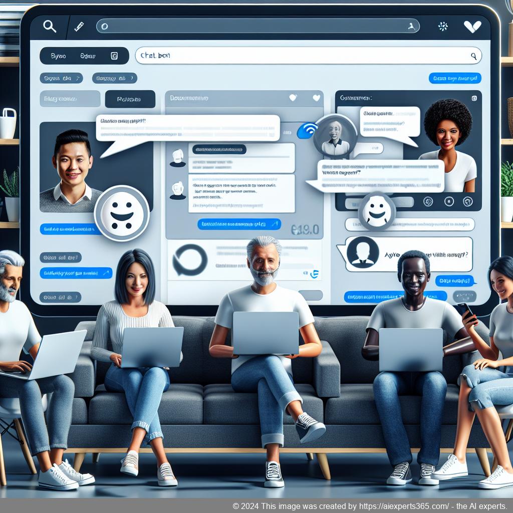 A visual representation of an engaging website interface featuring a WordPress chat plugin that enhances customer interaction.