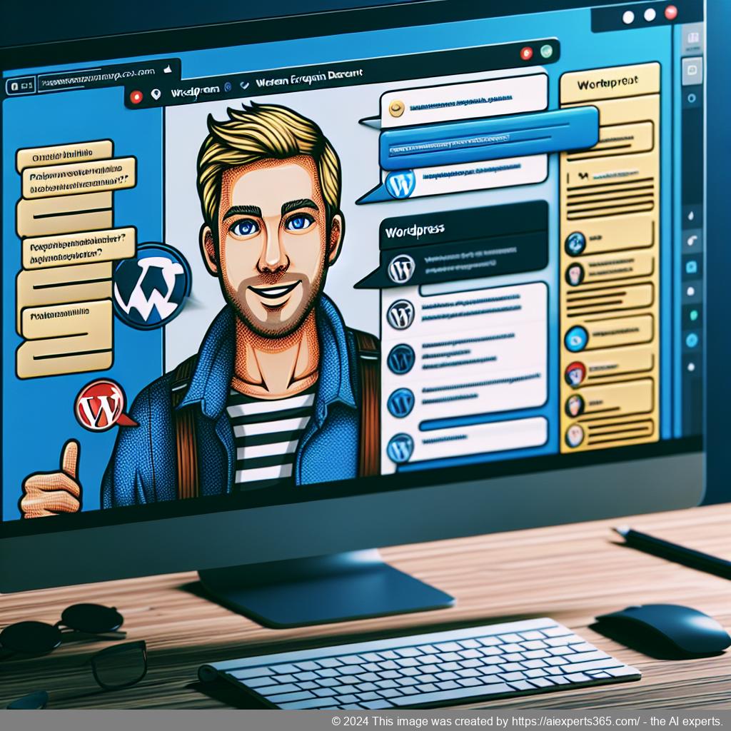 A visual representation of enhanced user engagement through a WordPress chat plugin showcasing live interactions on a website.