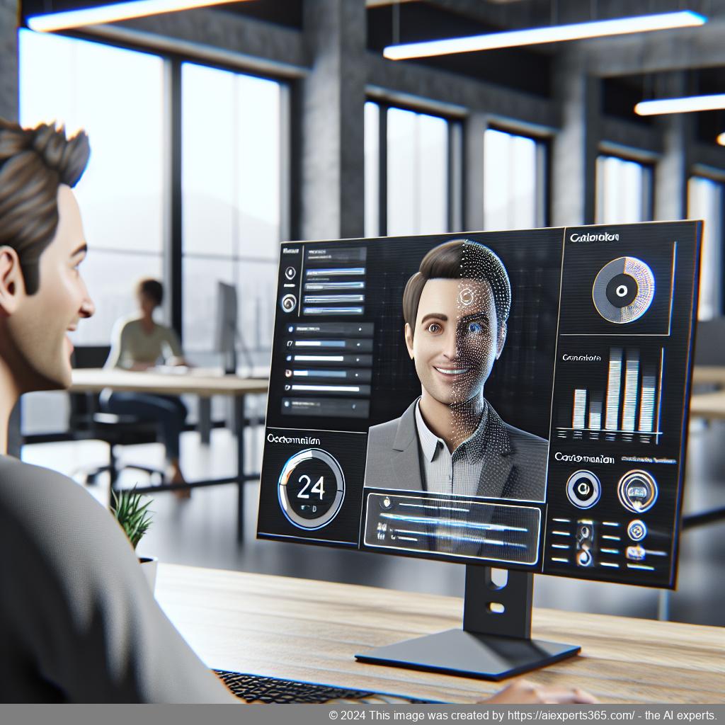 A visual representation of an advanced WordPress chatbot plugin showcasing its key features such as AI-driven interaction, customization options, and analytics.