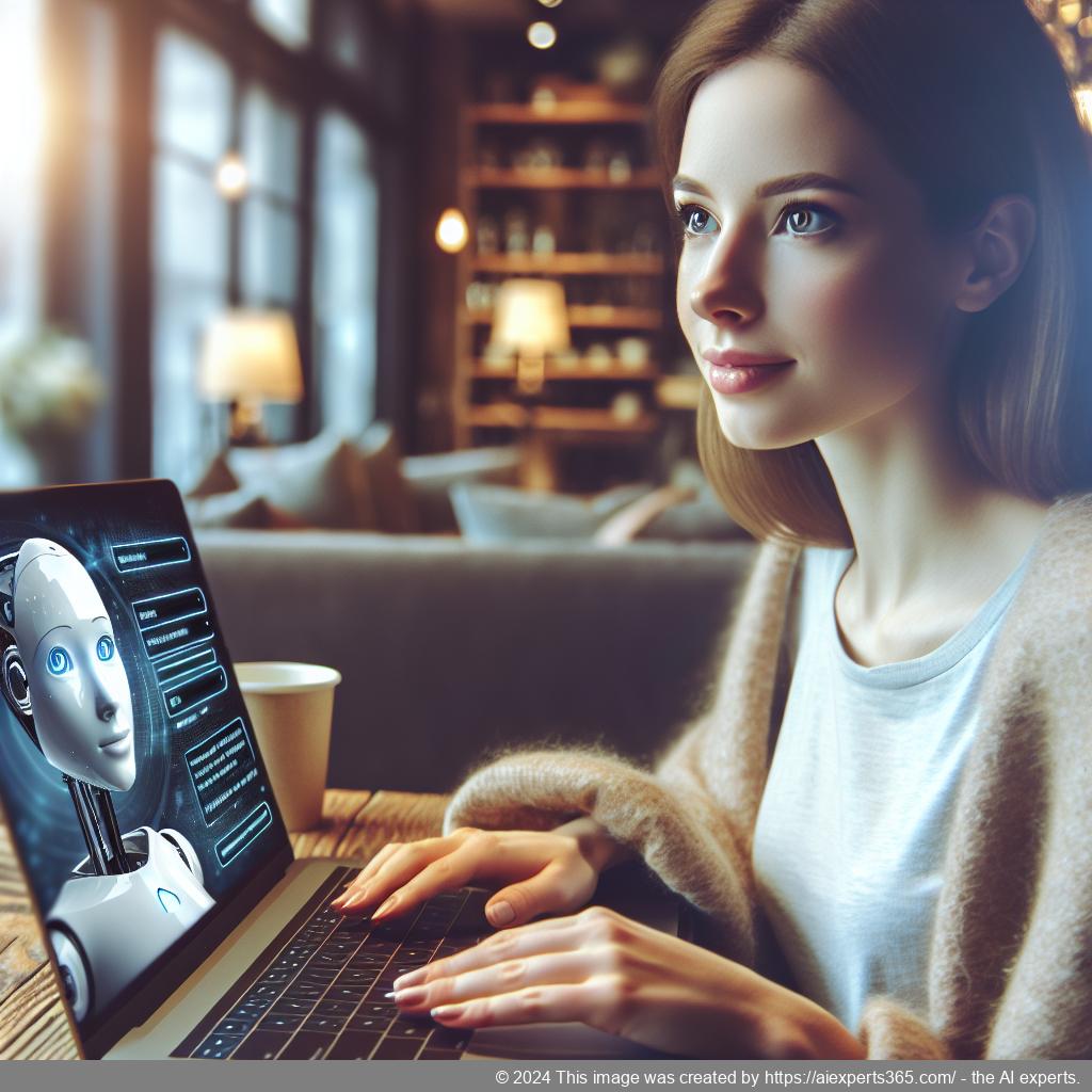 Ailisha AI Chatbot interface displayed on a modern website showcasing enhanced customer interaction.