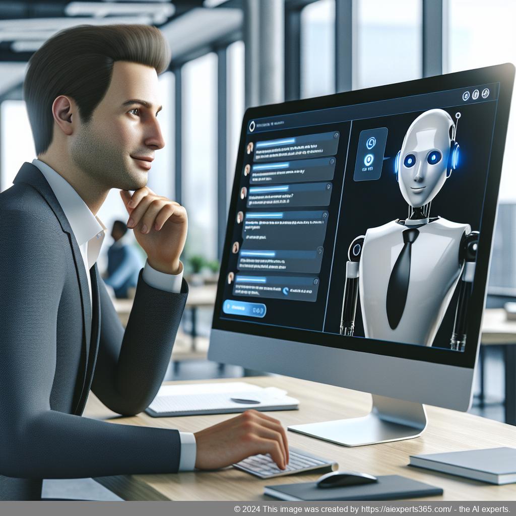 A visual representation of a WordPress ChatGPT chatbot enhancing online customer service through AI technology.