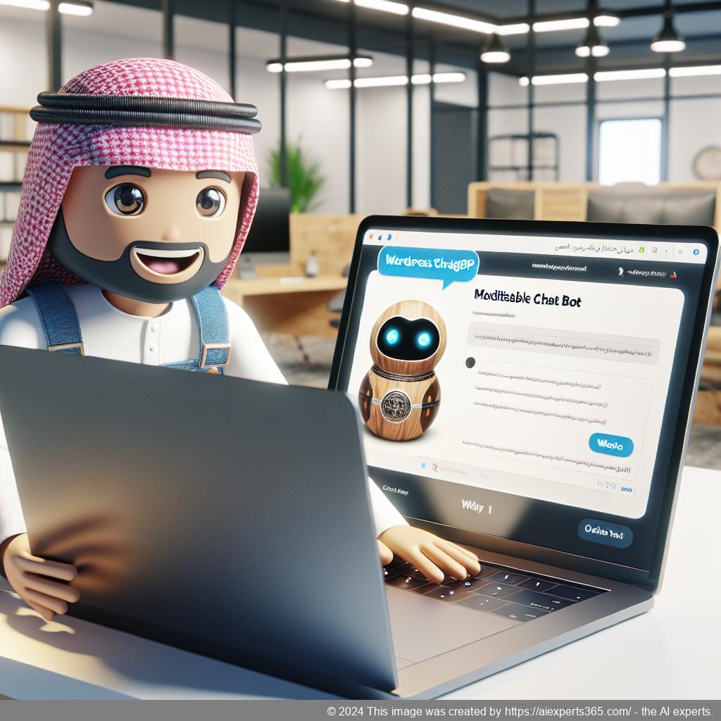 A customizable WordPress ChatGPT chatbot enhancing user experience on a website.
