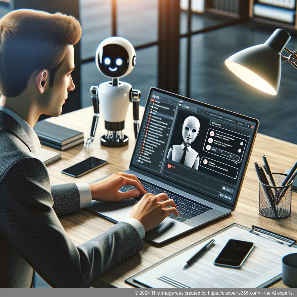 A screenshot showcasing Ailisha's AI Chatbot interface integrated into a WordPress website.
