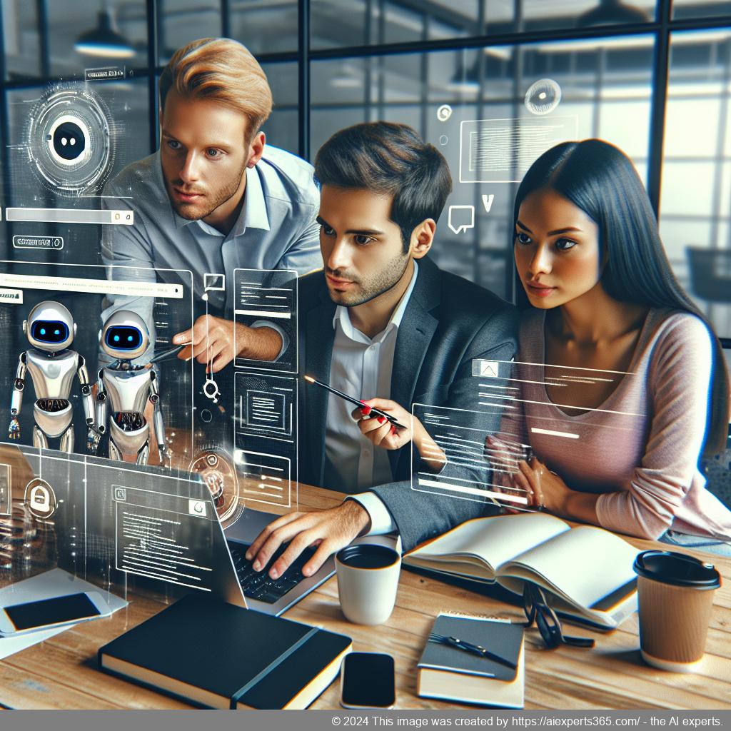 A screenshot showcasing Ailisha's AI Chatbot interface on a WordPress website highlighting its features like customization options and analytics.