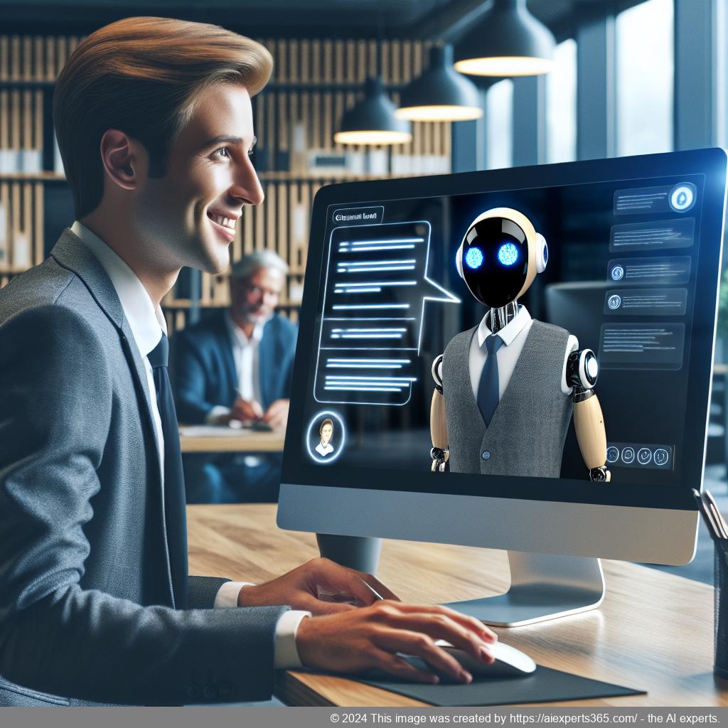 A screenshot showcasing Ailisha's AI Chatbot interface on a WordPress website.