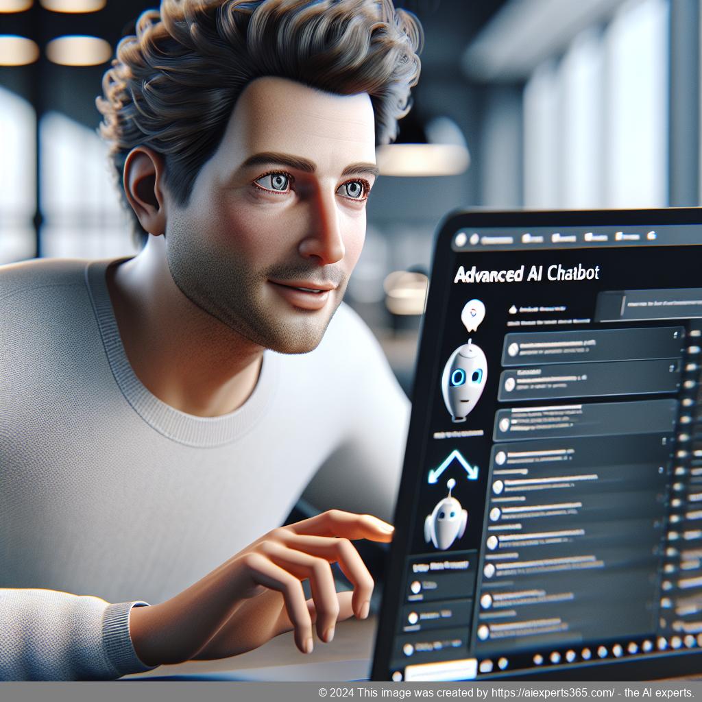 A visual representation of an engaging interaction between a user and an AI-powered chatbot on a WordPress website.